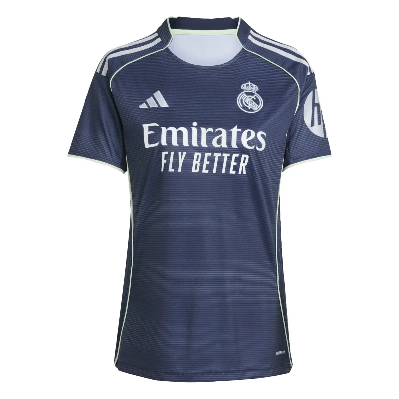 Image of Adidas Real Madrid Womens Away Jersey 2025/26 Bleu Female S JP3943