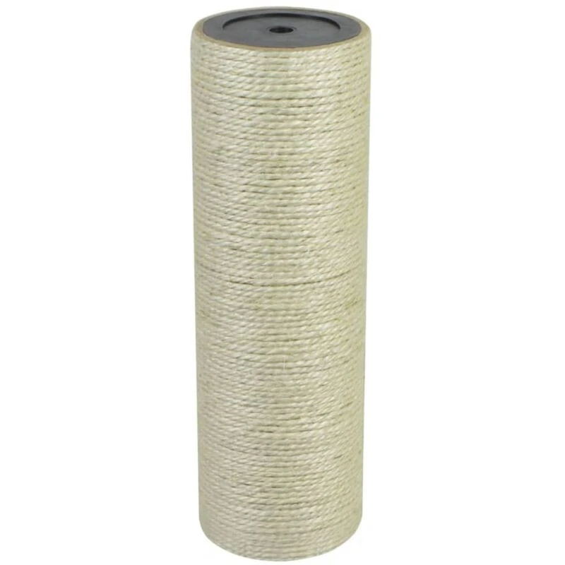 Image of vidaXL Cat Scratching Post 8x25cm 8mm Beige Kitten Scratch Pole Stand Tree