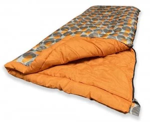 image of OLPRO Dark Moon Pattern Single Sleeping Bag - 300gsm fill