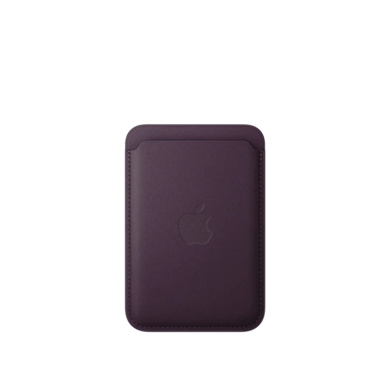 Image of Apple - Wallet for mobile phone / credit card - MagSafe compatibility - microtwill, FineWoven - blackberry MA7A4ZM/A