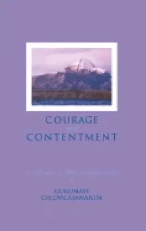 Image of courage and contentment a collection of talks on the spiritual life