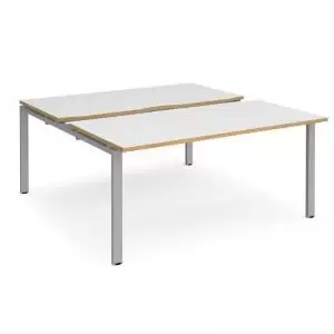 Image of Adapt sliding top starter units back to back 1600mm x 1600mm - silver