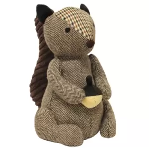 Image of Brown Squirrel Doorstop Brown