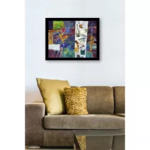 Image of SC0825 Multicolor Decorative Framed MDF Painting