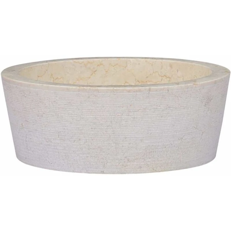Image of VIDAXL Sink Cream Ø40x15cm Marble Vidaxl 8720286300886