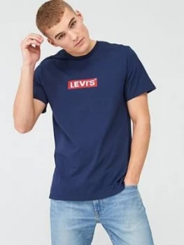 Levis Boxtab Graphic T-Shirt - Navy Size M Men