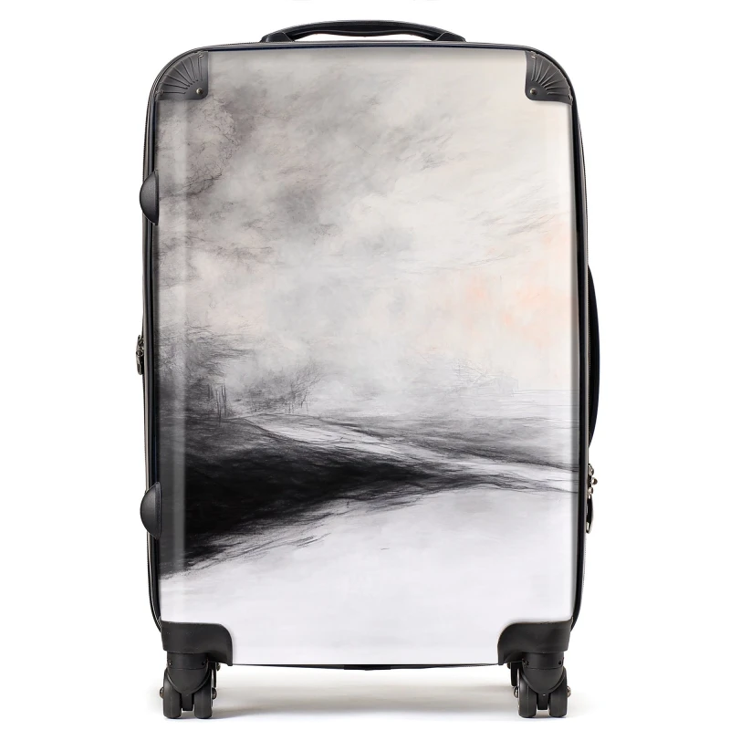 Image of Designer Luggage Isla Quinn: 00002 Suitcase in Grey Size: Large Grey Unisex Large