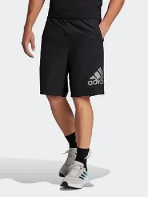 Image of adidas Aeroready Designed To Move Logo Shorts, Black Size XS Men