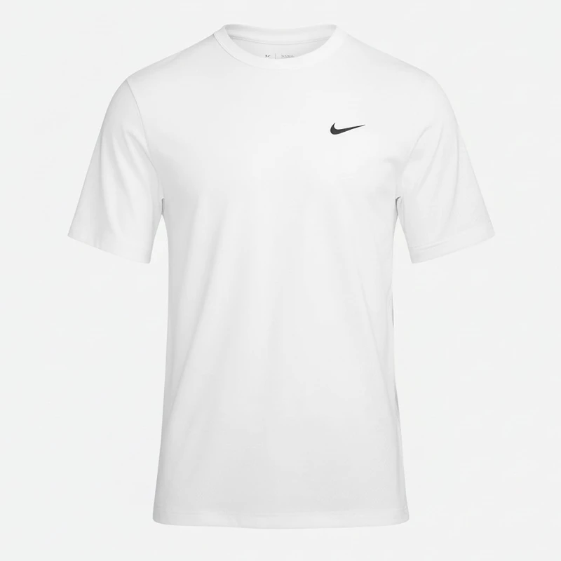 Image of Nike Dri-FIT UV Hyverse Mens Short-Sleeve Fitness Top White male S