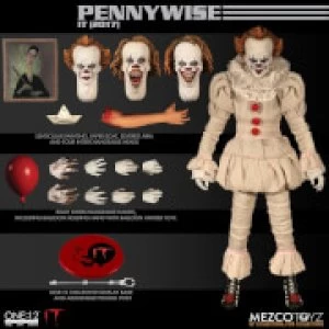 image of Mezco One:12 Collective IT (2017): Pennywise Action Figure