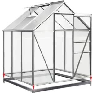 image of Greenhouse Base Galvanised Steel 6x6ft