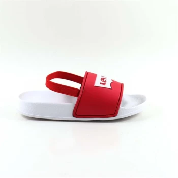 Image of Levis Batwing Kids Sliders - White