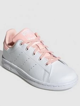 Image of Adidas Originals Stan Smith Childrens Trainers - White/Pink