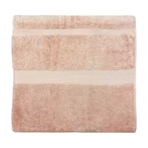 image of Paoletti Cleopatra Egyptian Combed Cotton Bath Towel Blush