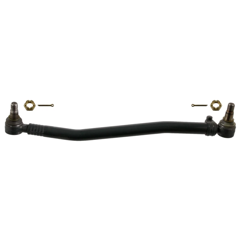 Image of FEBI BILSTEIN 39462 Centre Rod Assembly Front Axle, with castellated nut and split pins Centre Rod Assembly (285)