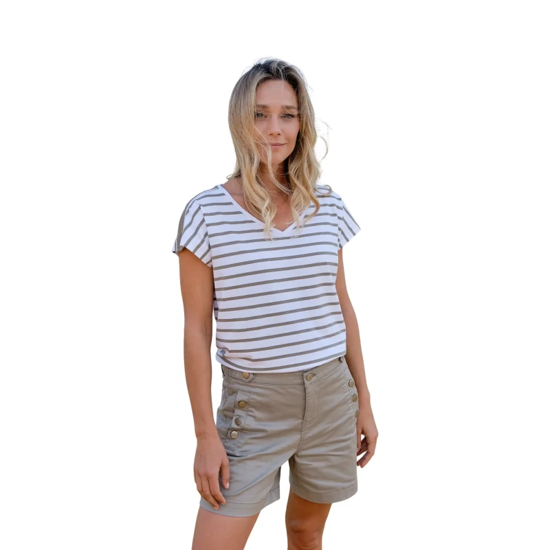 Image of Hublot Mode Marine Womens shorts Hublot Mode Marine Treddia Beige Female 34