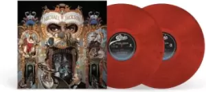 Image of Michael Jackson Dangerous - Red & Black Swirl Vinyl - Sealed 2021 UK 2-LP vinyl set 19439889101