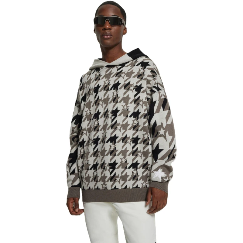 Image of Boss Mens Pull Over Hoodie Beige male M
