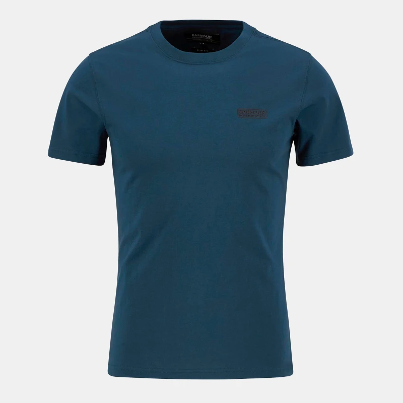 Image of Barbour International Mens Small Logo T-Shirt Shaded Emerald male XL