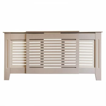 image of Jack Stonehouse - Horizontal Grill Unfinished Radiator Cover - Adjustable - Unpainted