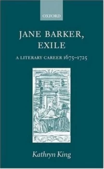 Image of Jane Barker Exile by Kathryn King Hardback