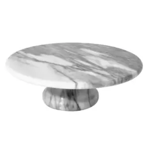 Image of White Marble Cake Stand
