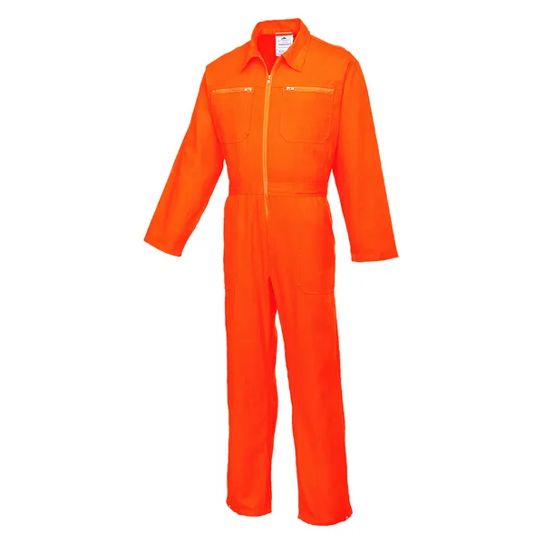 image of Portwest C811 Cotton Boilersuit C811ORR4XL Colour: Orange