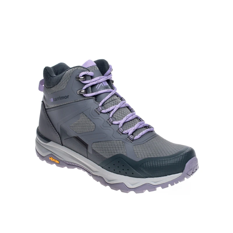 Image of Karrimor Womens Spiral Mid Waterproof Hiking Boots Grey female 6 (39)