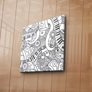 Image of BOYA-01 Multicolor Paintable Decorative Canvas Painting