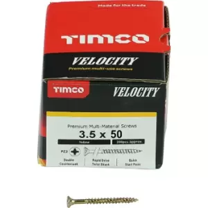 Timco Multi Purpose Countersunk Velocity Screw - 3.5 x 50 (200 pack)