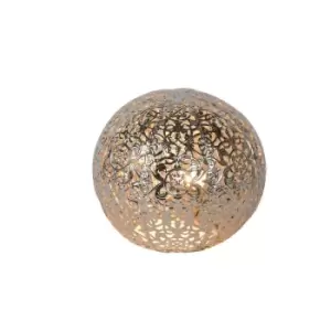 Image of Lucide Paolo Cottage Table Lamp 14.5cm 1xG9 Silver
