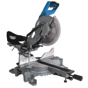 Image of Draper Double Bevel Sliding Compound Mitre Saw, 255mm, 2000W
