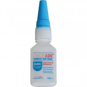 image of Bondloc B401 Medium Viscosity Cyanoacrylate Adhesive 20g