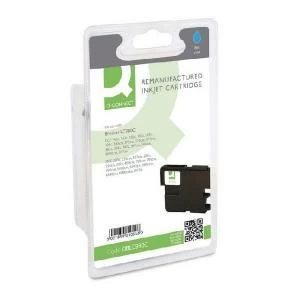 Image of Q-Connect Brother Remanufactured Cyan Inkjet Cartridge High Yield