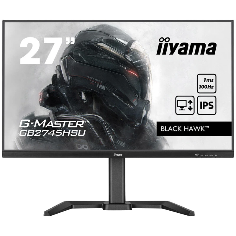 Image of iiyama iiyama G-MASTER GB2745HSU-B2 LED display 68.6cm (27") 1920 x 1080 pixels Full HD Black GB2745HSU-B2