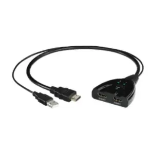Image of Hama 00121776 cable splitter/combiner Black