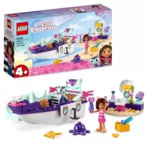 Image of Lego 10786 Gabby's Dollhouse Gabby & Mercat's Ship & Spa Toy