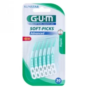 image of G.U.M Soft-Picks Advanced Toothpick Regular 30 pc