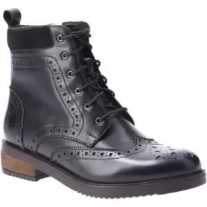 Image of Hush Puppies Womens Nadine Brogue Leather Ankle Boots UK Size 5 (EU 38)