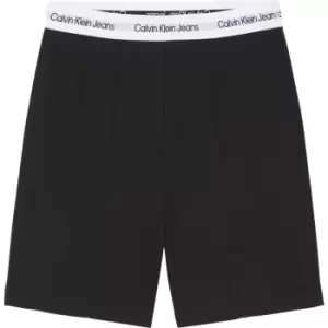 Image of Calvin Klein Jeans Milano Logo Cycling Shorts - Black