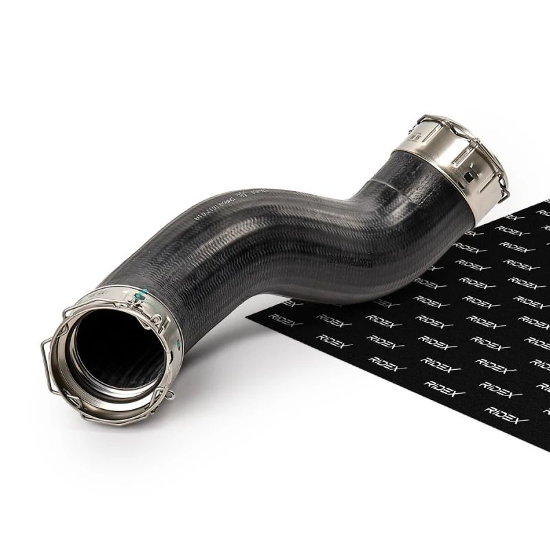 Image of RIDEX 3314C0543 Turbocharger Hose ACM (Polyacrylate) ACM (Polyacrylate) Charger Intake Hose (3314)