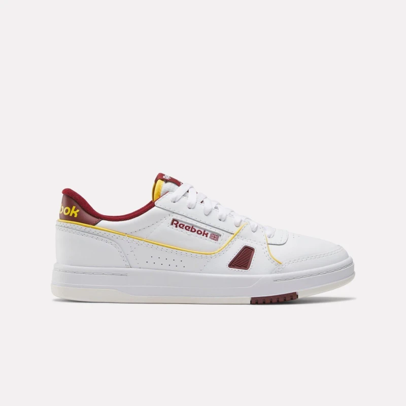 Image of Reebok LT Court Trainers White Red male UK 2.5