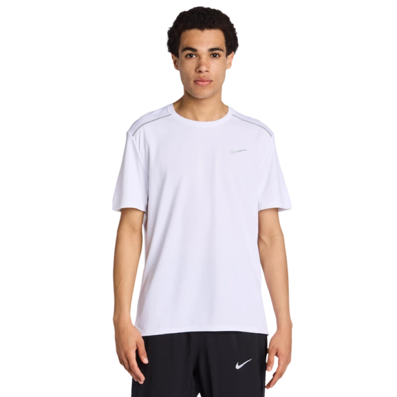 Image of Nike DriFit Miler Running Top Mens - White Male L
