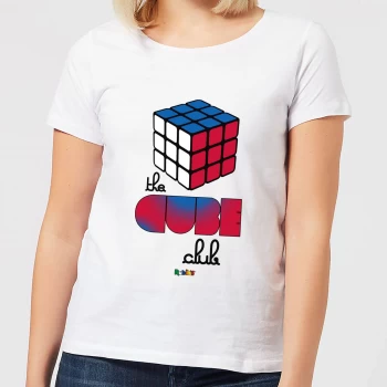 Image of The Cube Club Womens T-Shirt - White - XXL