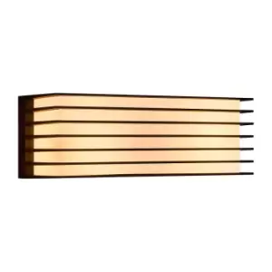 Image of Fluctus Outdoor Modern Wall Lamp Black IP44 E27