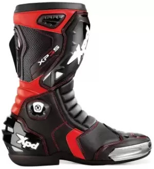 Image of XPD XP3-S Motorcycle Boots, black-red, Size 40, black-red, Size 40