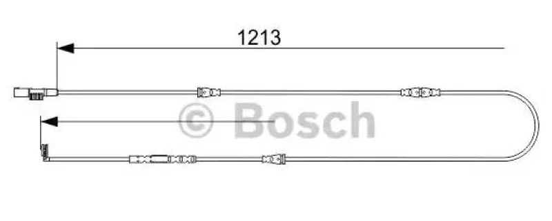 Image of Bosch 1 987 473 580 Brake Pad Wear Sensor Warning Contact,brake pad wear (407)