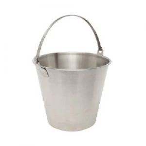 image of Genware Economy Bucket Stainless Steel 12 Litre