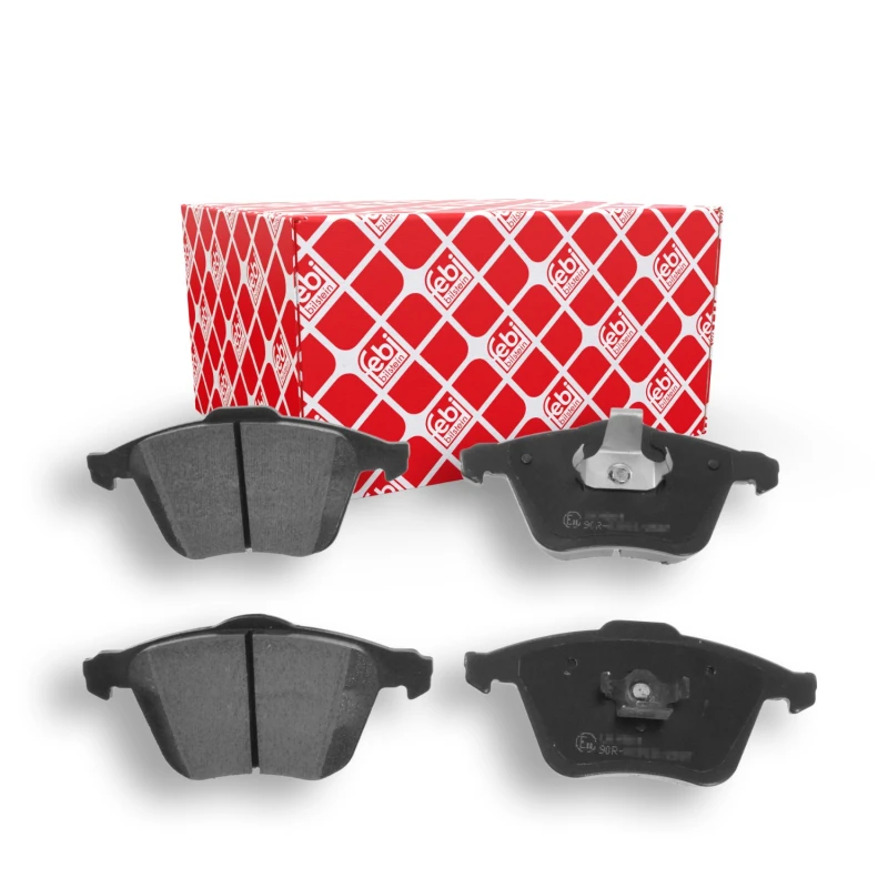 Image of FEBI BILSTEIN 116212 Brake pad set Front Axle, with piston clip Brake Pad Set,disc brake (402)