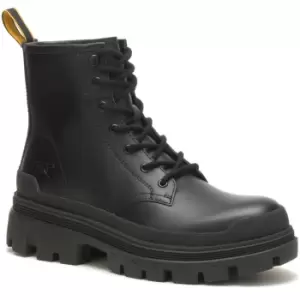 Image of Caterpillar Mens Hardwear Leather Lace Up Ankle Hi Boots UK Size 10 (EU 44)